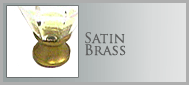 Cal Crystal Decorative Cabinet Hardware Knobs, Pulls, and Switchplates - Satin Brass