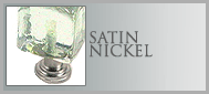 Cal Crystal Decorative Cabinet Hardware Knobs, Pulls, and Switchplates - Satin Nickel